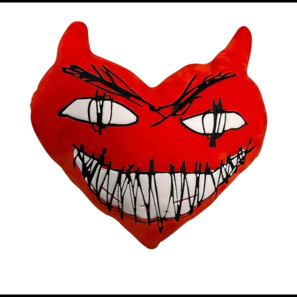 Evil Hearts Club Designer Streetwear Pillow with dust bag retail $100